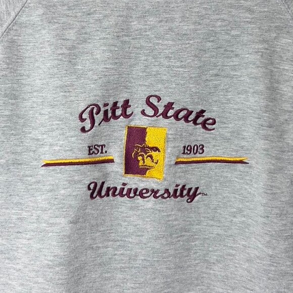 Vintage Pitt State Gorillas Grey Crewneck Sweatshirt - Picture 2 of 5